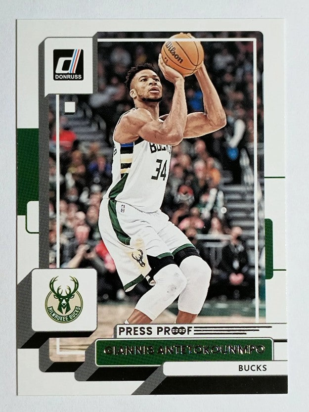 2022-23 Donruss Press Proof Silver #53 Giannis Antetokounmpo