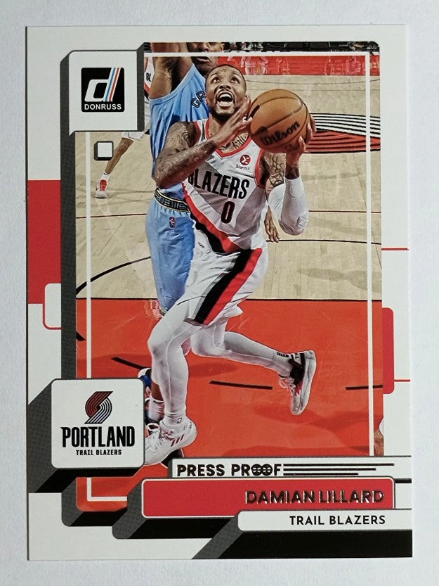 2022-23 Donruss Press Proof Silver #106 Damian Lillard