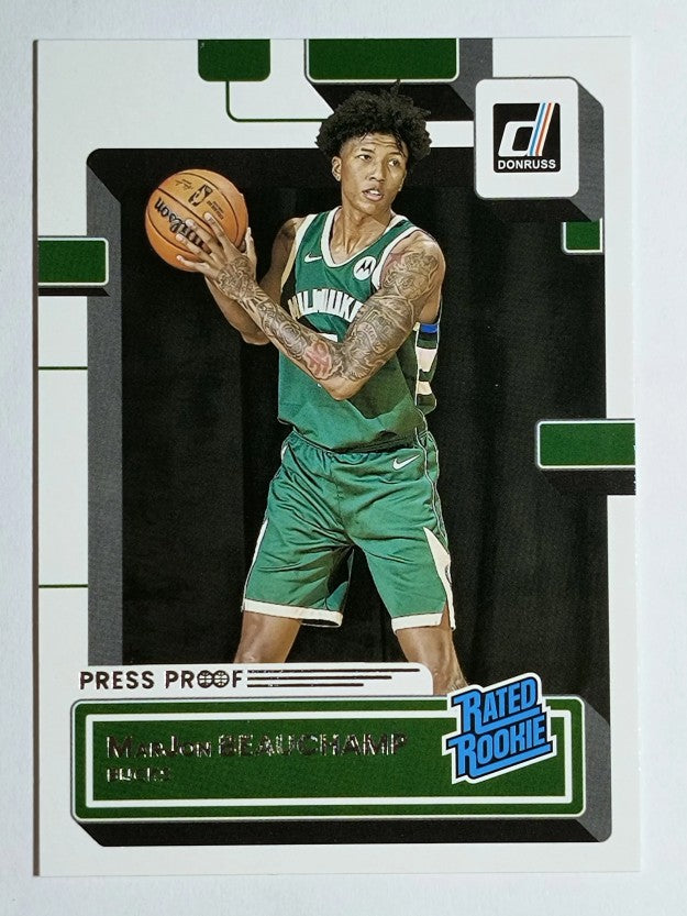 2022-23 Donruss Press Proof Silver #224 MarJon Beauchamp RR