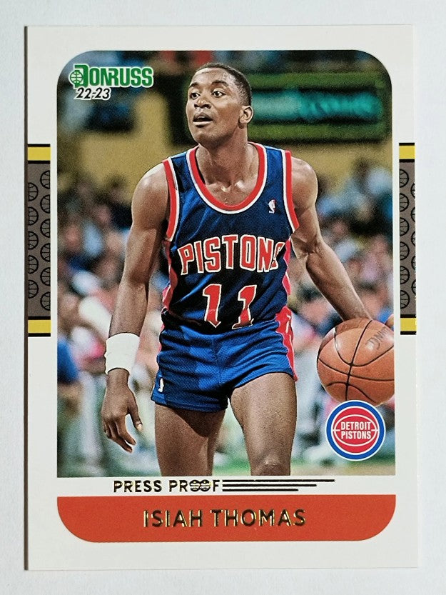 2022-23 Donruss Retro Series Press Proof #8 Isiah Thomas