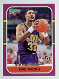 2022-23 Donruss Retro Series Press Proof Purple #18 Karl Malone