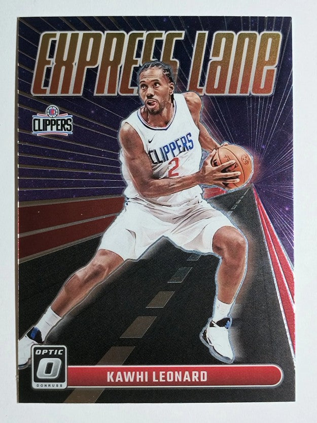 2023-24 Donruss Optic Express Lane #4 Kawhi Leonard
