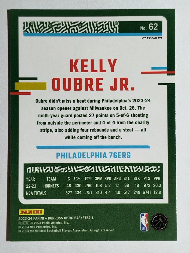 2023-24 Donruss Optic Holo #62 Kelly Oubre Jr.