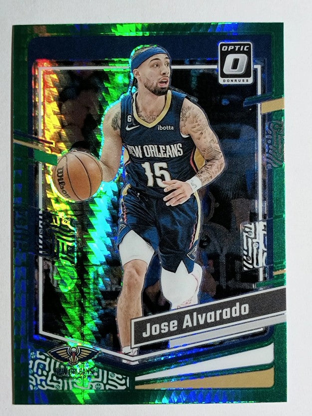 2023-24 Donruss Optic Hyper Green #145 Jose Alvarado