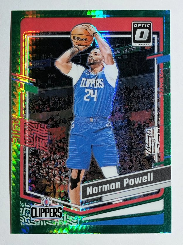 2023-24 Donruss Optic Hyper Green #161 Norman Powell