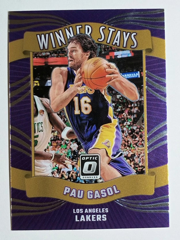 2023-24 Donruss Optic Winner Stays #7 Pau Gasol