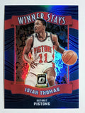 2023-24 Donruss Optic Winner Stays Holo #14 Isiah Thomas