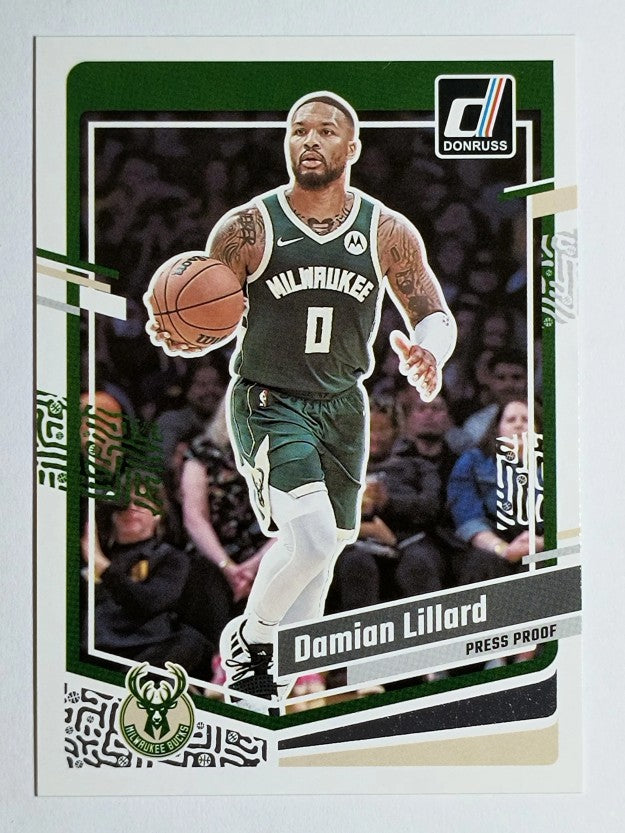 2023-24 Donruss Press Proof Silver #44 Damian Lillard