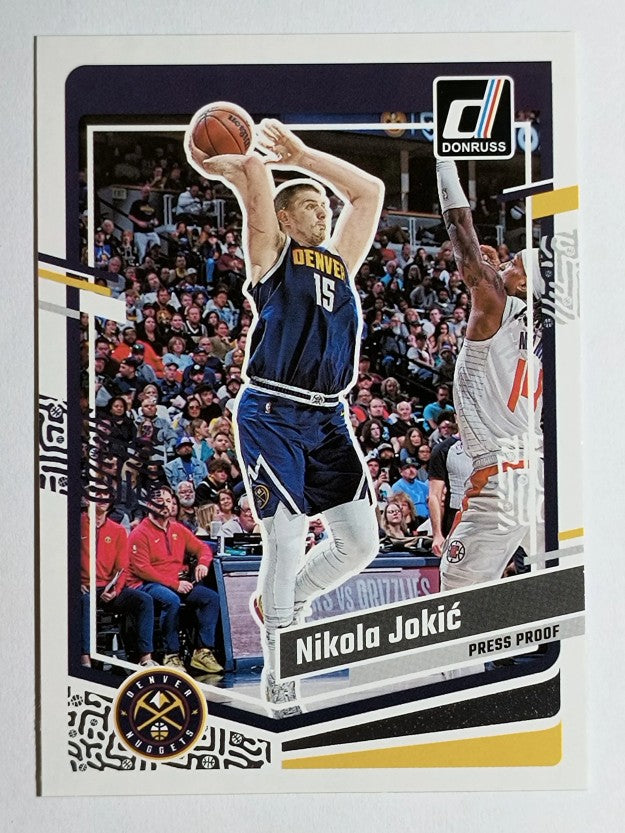2023-24 Donruss Press Proof Silver #58 Nikola Jokic