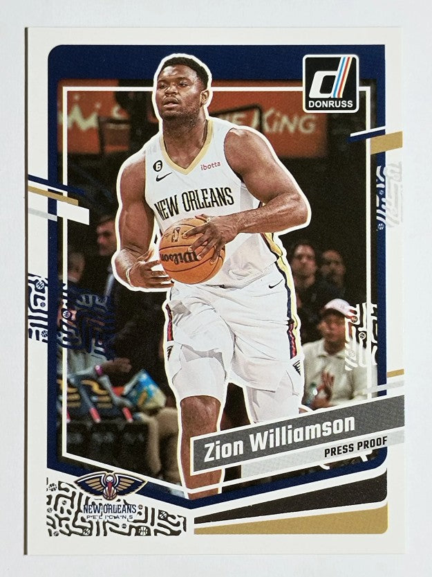 2023-24 Donruss Press Proof Silver #122 Zion Williamson