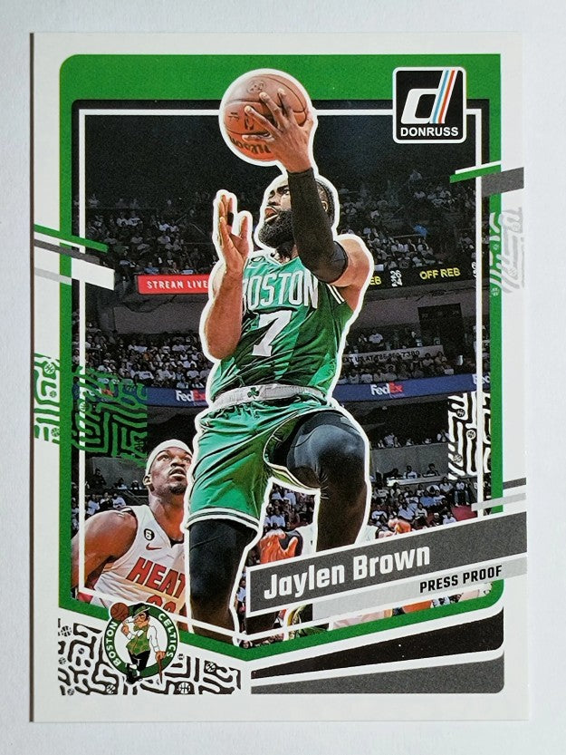 2023-24 Donruss Press Proof Silver #128 Jaylen Brown