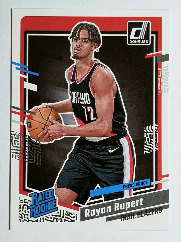 2023-24 Donruss Press Proof Silver #218 Rayan Rupert