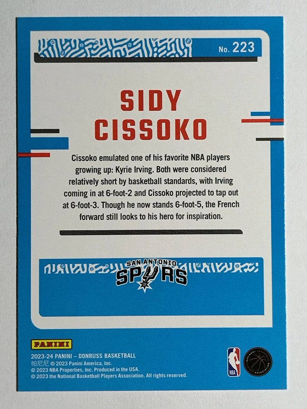 2023-24 Donruss Press Proof Silver #223 Sidy Cissoko
