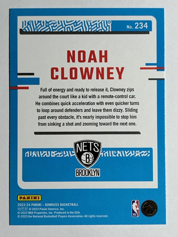 2023-24 Donruss Press Proof Silver #234 Noah Clowney