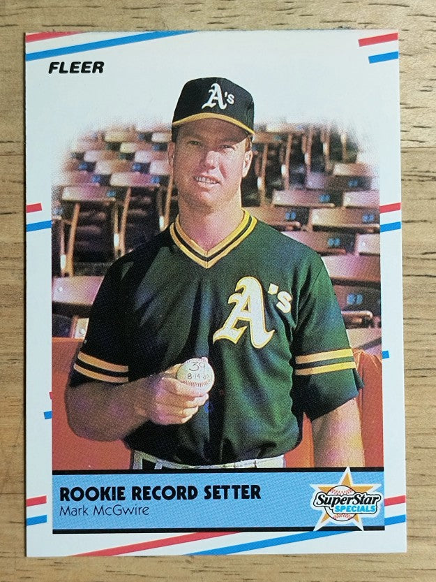 1988 Fleer #629 Mark McGwire HL