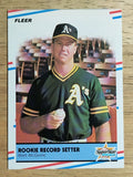 1988 Fleer #629 Mark McGwire HL