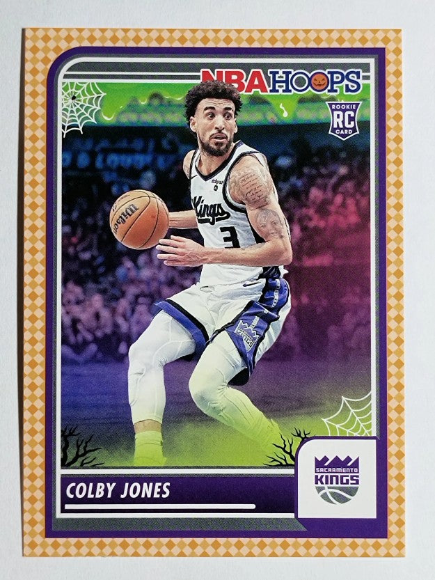 2023-24 Hoops Haunted Hoops Orange #49 Colby Jones