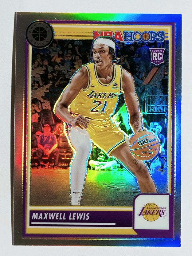 2023-24 Hoops Premium Stock Silver Prizm #56 Maxwell Lewis
