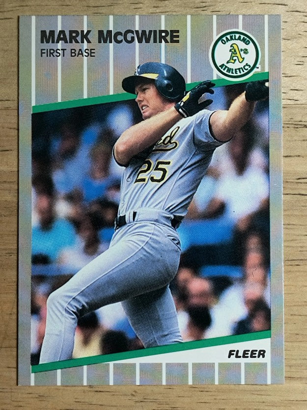 1989 Fleer #17 Mark McGwire