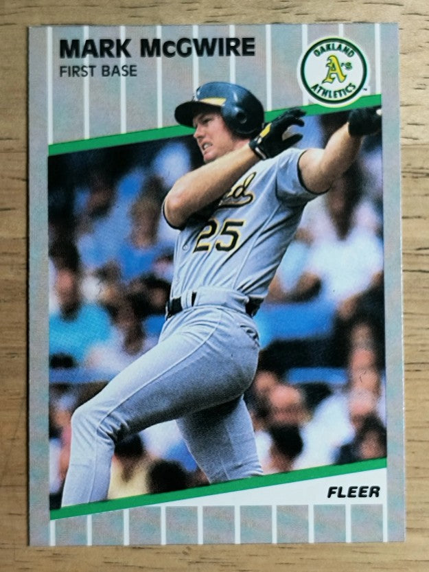 1989 Fleer #17 Mark McGwire
