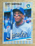 1989 Fleer #196 Gary Sheffield RC