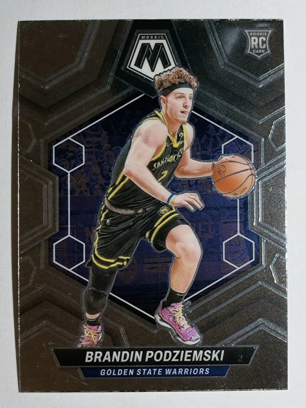 2023-24 Panini Mosaic #245 Brandin Podziemski RC