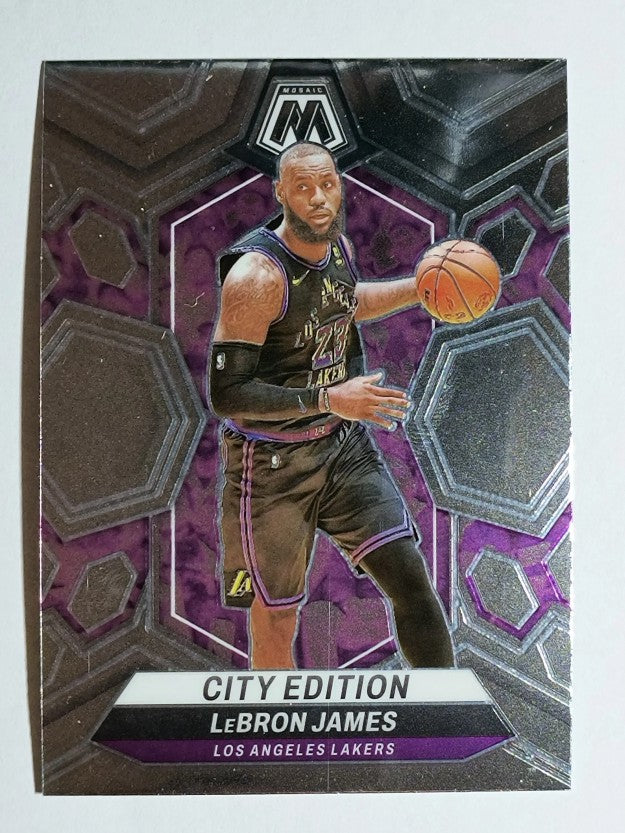 2023-24 Panini Mosaic #278 LeBron James/City Edition