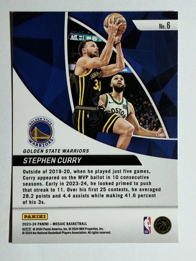 2023-24 Panini Mosaic Elevate #6 Stephen Curry