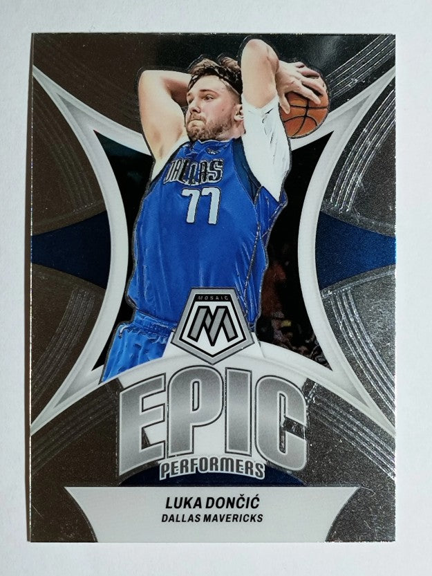 2023-24 Panini Mosaic Epic Performers #9 Luka Doncic