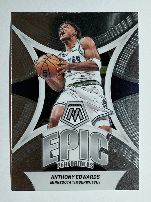 2023-24 Panini Mosaic Epic Performers #20 Anthony Edwards