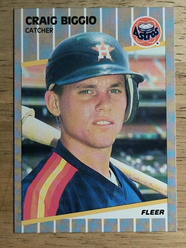 1989 Fleer #353 Craig Biggio RC