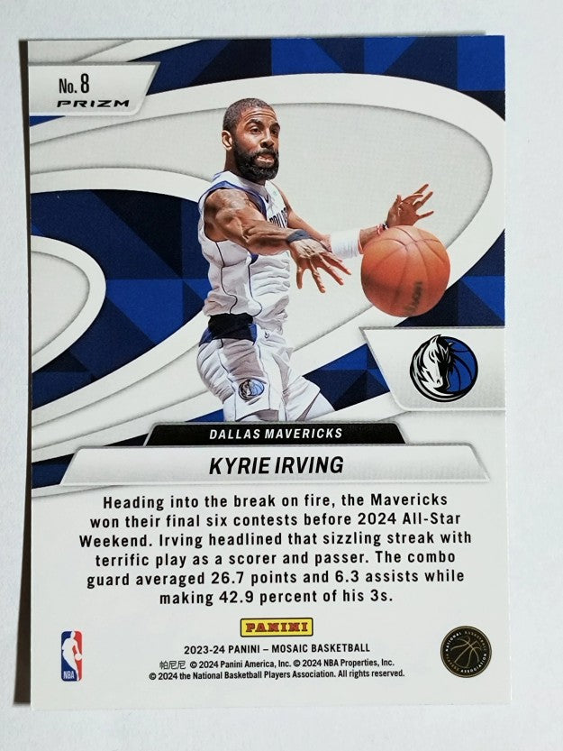 2023-24 Panini Mosaic Give and Go Mosaic #8 Kyrie Irving