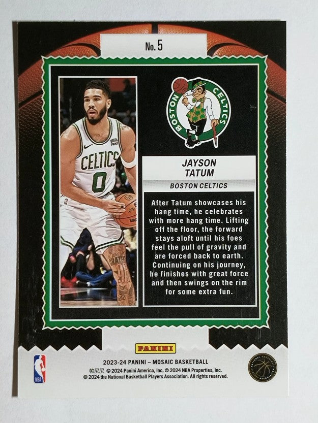 2023-24 Panini Mosaic Jam Masters #5 Jayson Tatum
