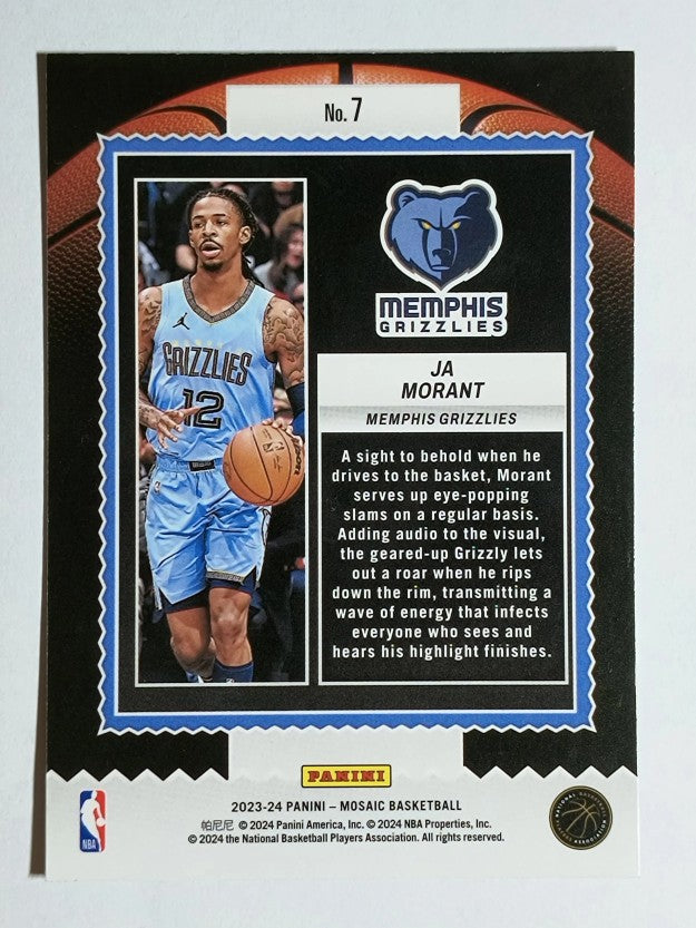 2023-24 Panini Mosaic Jam Masters #7 Ja Morant