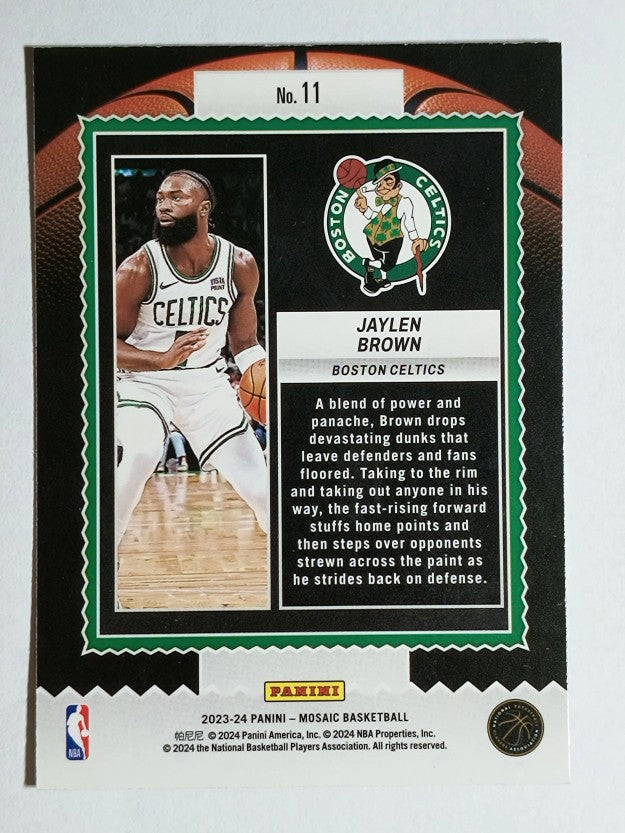 2023-24 Panini Mosaic Jam Masters #11 Jaylen Brown