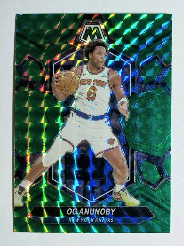 2023-24 Panini Mosaic Mosaic Green #135 OG Anunoby