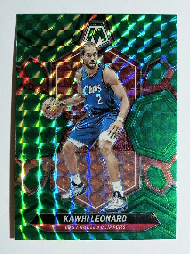 2023-24 Panini Mosaic Mosaic Green #149 Kawhi Leonard