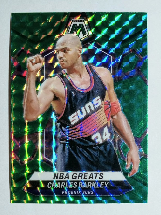 2023-24 Panini Mosaic Mosaic Green #293 Charles Barkley/NBA Greats
