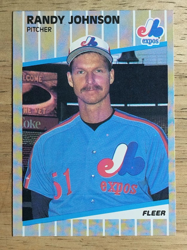 1989 Fleer #381 Randy Johnson RC