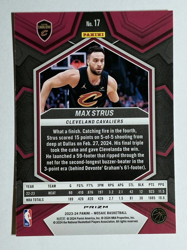 2023-24 Panini Mosaic Mosaic Reactive Yellow #17 Max Strus