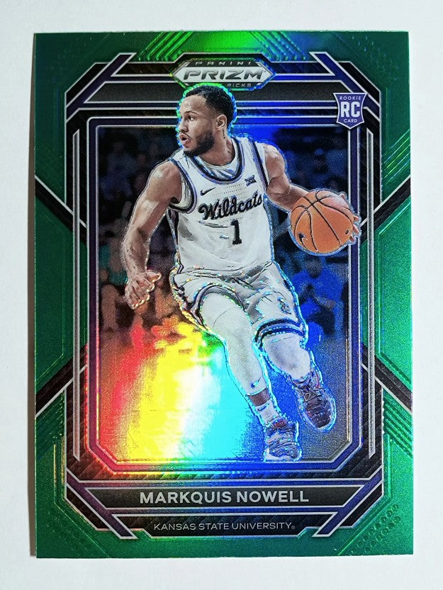 2023-24 Panini Prizm Draft Picks Prizms Green #5 Markquis Nowell