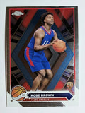 2023-24 Topps Chrome #18 Kobe Brown RC