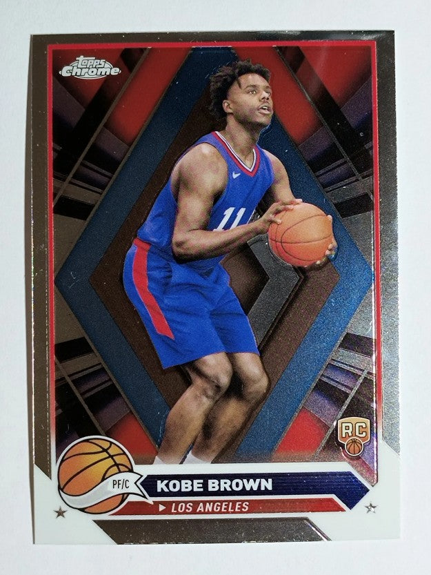 2023-24 Topps Chrome #18 Kobe Brown RC