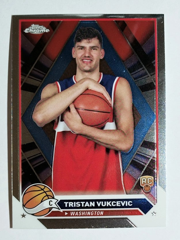 2023-24 Topps Chrome #114 Tristan Vukcevic RC