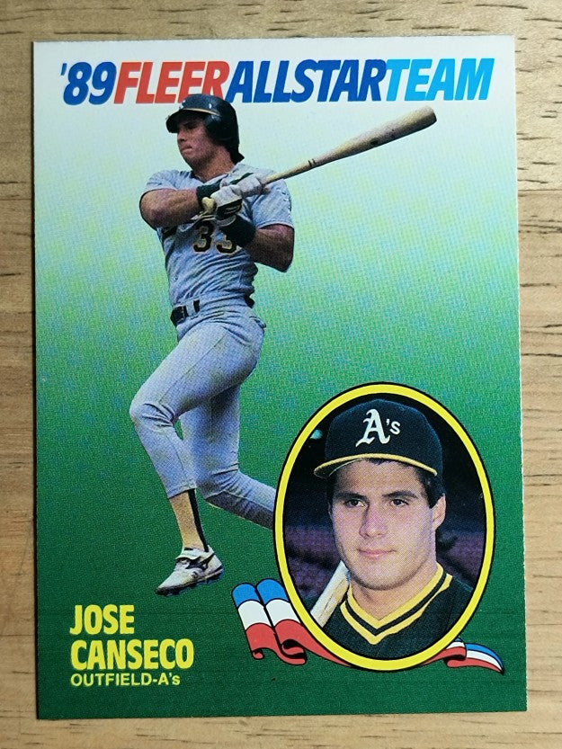 1989 Fleer All-Stars #2 Jose Canseco