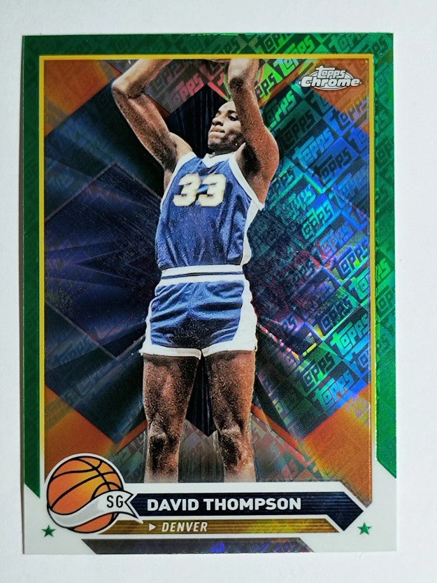 2023-24 Topps Chrome Green Topps Refractors #116 David Thompson
