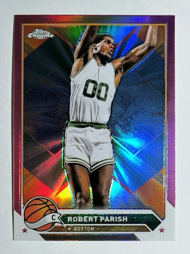 2023-24 Topps Chrome Pink Refractors #161 Robert Parish