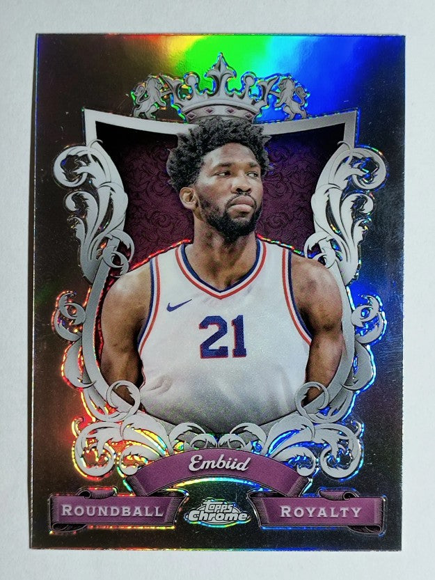 2023-24 Topps Chrome Roundball Royalty #RR9 Joel Embiid