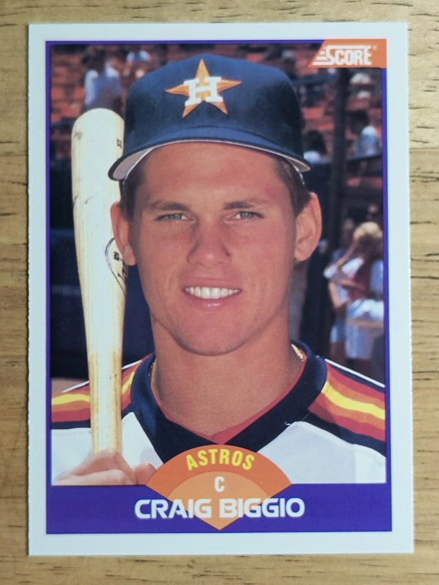 1989 Score #237 Craig Biggio RC