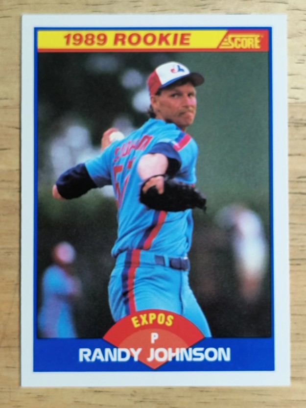 1989 Score #645 Randy Johnson RC